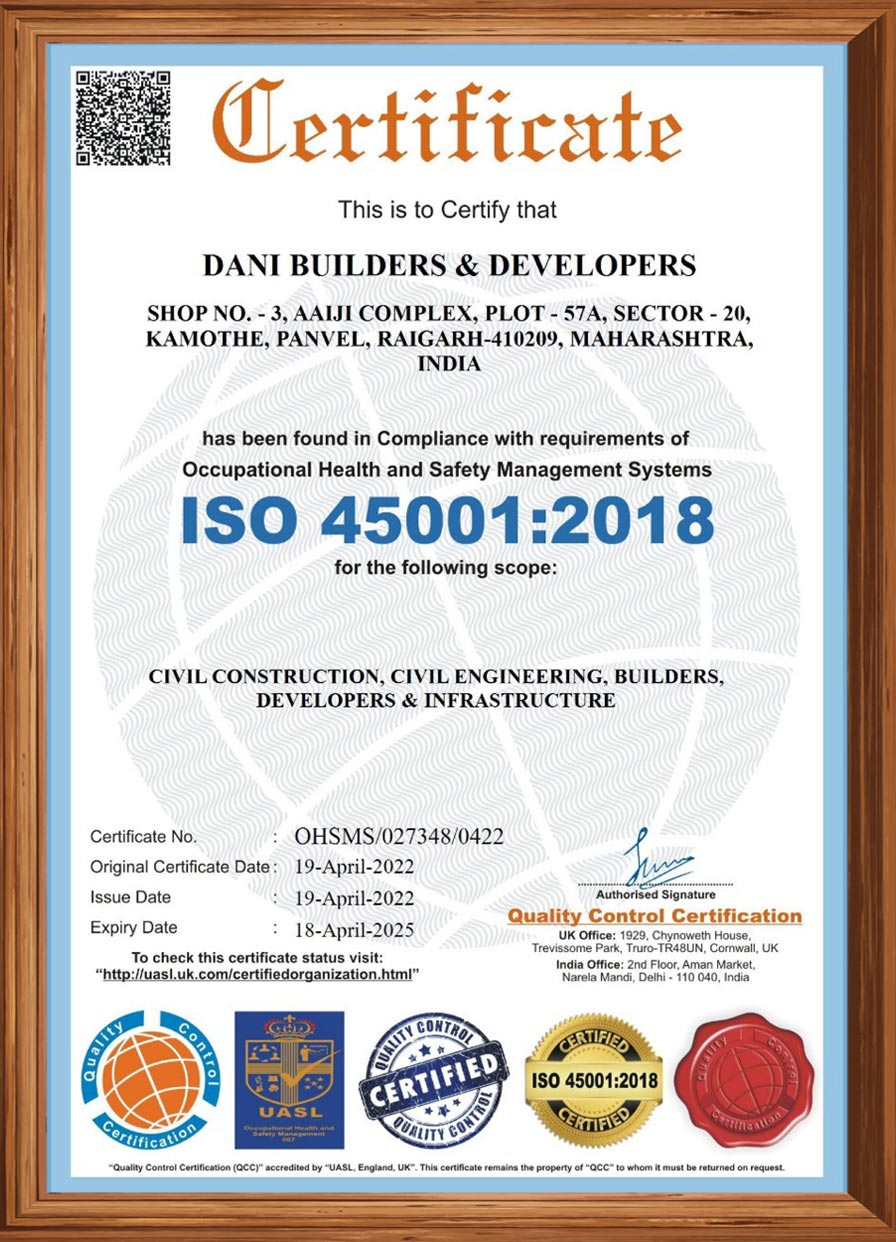Dani-Builders-and-Developers-45001-2018